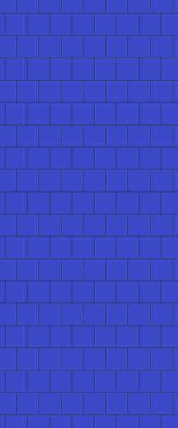 Blue Large Squares Acrylic Shower Wall Panel 2440mm x 1220mm (3mm Thick) - CladdTech