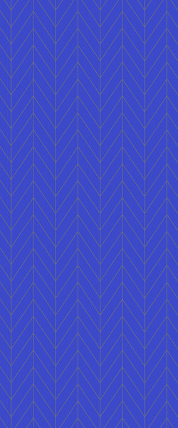 Blue Chevron Acrylic Shower Wall Panel 2440mm x 1220mm (3mm Thick) - CladdTech