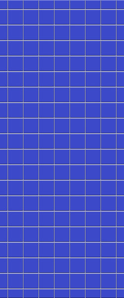 Blue Checkerboard Acrylic Shower Wall Panel 2440mm x 1220mm (3mm Thick) - CladdTech