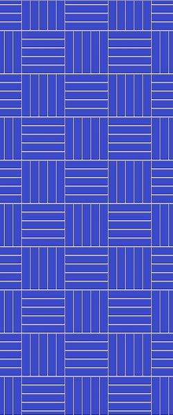 Blue Mosaic Acrylic Shower Wall Panel 2440mm x 1220mm (3mm Thick) - CladdTech