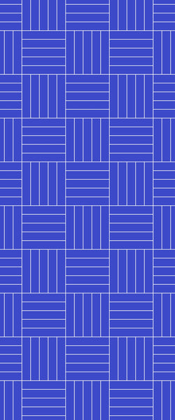 Blue Mosaic Acrylic Shower Wall Panel 2440mm x 1220mm (3mm Thick) - CladdTech