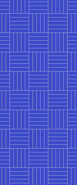 Blue Mosaic Acrylic Shower Wall Panel 2440mm x 1220mm (3mm Thick) - CladdTech
