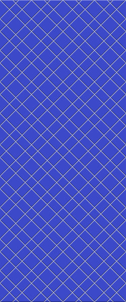 Blue Basket Weave Acrylic Shower Wall Panel 2440mm x 1220mm (3mm Thick) - CladdTech