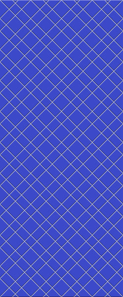 Blue Basket Weave Acrylic Shower Wall Panel 2440mm x 1220mm (3mm Thick) - CladdTech