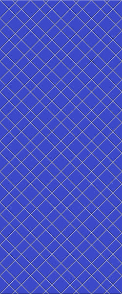 Blue Basket Weave Acrylic Shower Wall Panel 2440mm x 1220mm (3mm Thick) - CladdTech