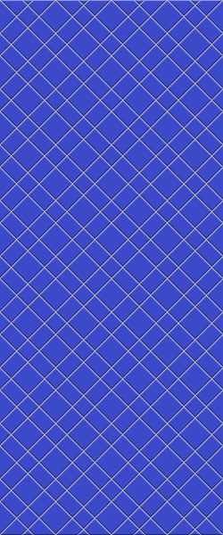 Blue Basket Weave Acrylic Shower Wall Panel 2440mm x 1220mm (3mm Thick) - CladdTech