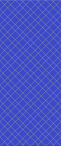 Blue Basket Weave Acrylic Shower Wall Panel 2440mm x 1220mm (3mm Thick) - CladdTech