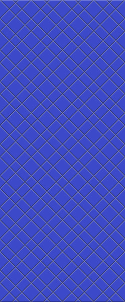 Blue Basket Weave Acrylic Shower Wall Panel 2440mm x 1220mm (3mm Thick) - CladdTech