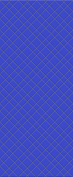 Blue Basket Weave Acrylic Shower Wall Panel 2440mm x 1220mm (3mm Thick) - CladdTech