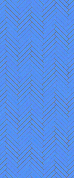 Blue Double Herringbone Tile Acrylic Shower Wall Panel 2440mm x 1220mm (3mm Thick) - CladdTech