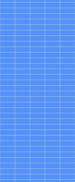 Blue Horizontal Block Acrylic Shower Wall Panel 2440mm x 1220mm (3mm Thick) - CladdTech