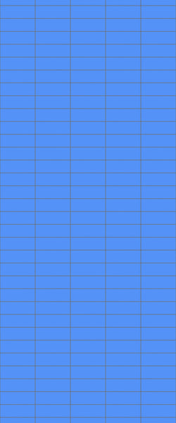 Blue Horizontal Block Acrylic Shower Wall Panel 2440mm x 1220mm (3mm Thick) - CladdTech