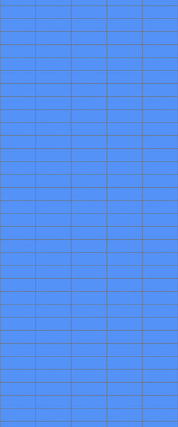 Blue Horizontal Block Acrylic Shower Wall Panel 2440mm x 1220mm (3mm Thick) - CladdTech