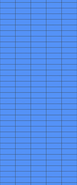 Blue Horizontal Block Acrylic Shower Wall Panel 2440mm x 1220mm (3mm Thick) - CladdTech