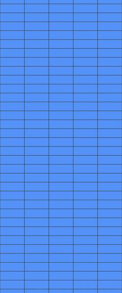 Blue Horizontal Block Acrylic Shower Wall Panel 2440mm x 1220mm (3mm Thick) - CladdTech