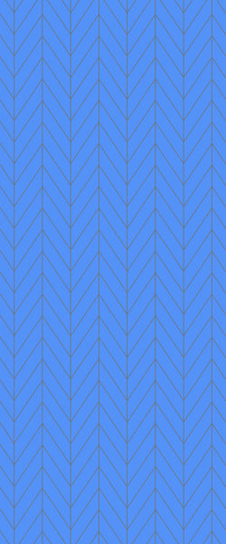 Blue Chevron Acrylic Shower Wall Panel 2440mm x 1220mm (3mm Thick) - CladdTech