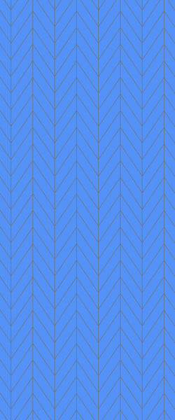 Blue Chevron Acrylic Shower Wall Panel 2440mm x 1220mm (3mm Thick) - CladdTech