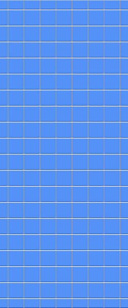 Blue Checkerboard Acrylic Shower Wall Panel 2440mm x 1220mm (3mm Thick) - CladdTech