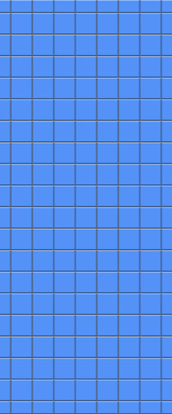 Blue Checkerboard Acrylic Shower Wall Panel 2440mm x 1220mm (3mm Thick) - CladdTech