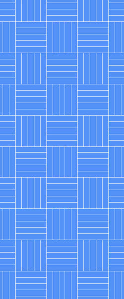 Blue Mosaic Acrylic Shower Wall Panel 2440mm x 1220mm (3mm Thick) - CladdTech