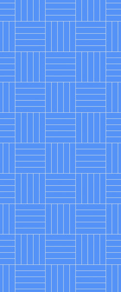 Blue Mosaic Acrylic Shower Wall Panel 2440mm x 1220mm (3mm Thick) - CladdTech