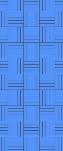 Blue Mosaic Acrylic Shower Wall Panel 2440mm x 1220mm (3mm Thick) - CladdTech