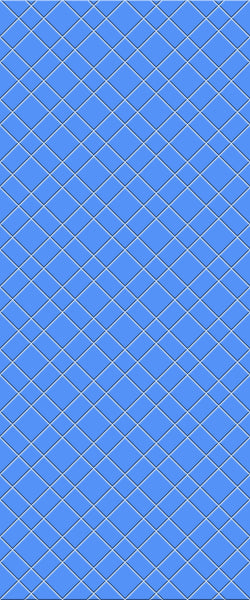Blue Basket Weave Acrylic Shower Wall Panel 2440mm x 1220mm (3mm Thick) - CladdTech