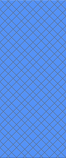 Blue Basket Weave Acrylic Shower Wall Panel 2440mm x 1220mm (3mm Thick) - CladdTech