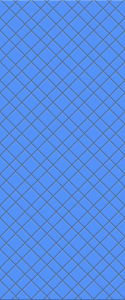 Blue Basket Weave Acrylic Shower Wall Panel 2440mm x 1220mm (3mm Thick) - CladdTech