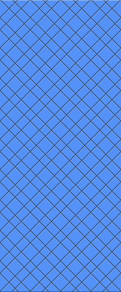 Blue Basket Weave Acrylic Shower Wall Panel 2440mm x 1220mm (3mm Thick) - CladdTech