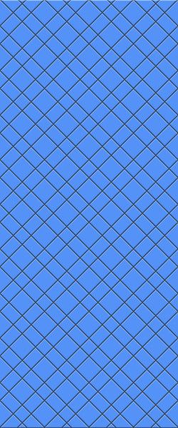Blue Basket Weave Acrylic Shower Wall Panel 2440mm x 1220mm (3mm Thick) - CladdTech