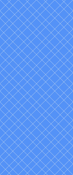 Blue Basket Weave Acrylic Shower Wall Panel 2440mm x 1220mm (3mm Thick) - CladdTech