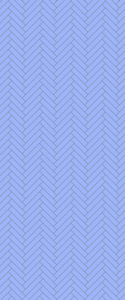 Blue Single Herringbone Tile Acrylic Shower Wall Panel 2440mm x 1220mm (3mm Thick) - CladdTech