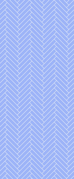 Blue Double Herringbone Tile Acrylic Shower Wall Panel 2440mm x 1220mm (3mm Thick) - CladdTech