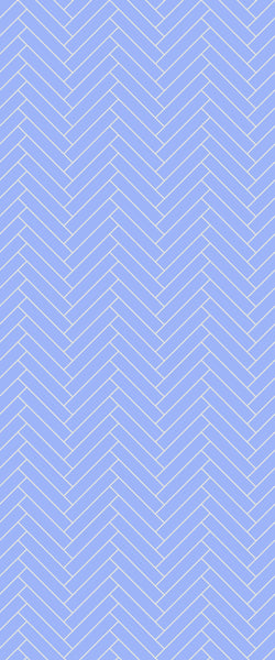 Blue Double Herringbone Tile Acrylic Shower Wall Panel 2440mm x 1220mm (3mm Thick) - CladdTech