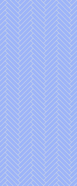 Blue Double Herringbone Tile Acrylic Shower Wall Panel 2440mm x 1220mm (3mm Thick) - CladdTech