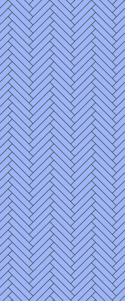 Blue Double Herringbone Tile Acrylic Shower Wall Panel 2440mm x 1220mm (3mm Thick) - CladdTech