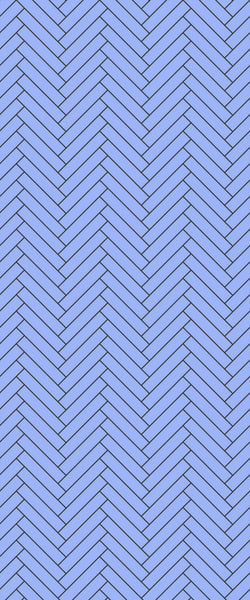 Blue Double Herringbone Tile Acrylic Shower Wall Panel 2440mm x 1220mm (3mm Thick) - CladdTech