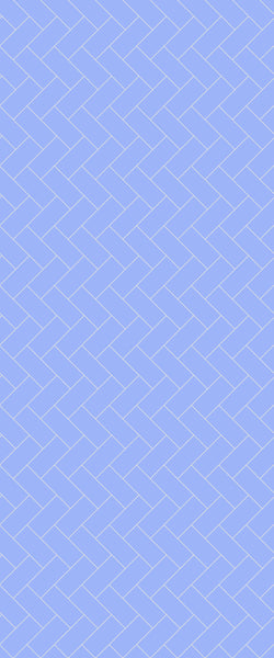 Blue Diagonal Herringbone Tile Acrylic Shower Wall Panel 2440mm x 1220mm (3mm Thick) - CladdTech