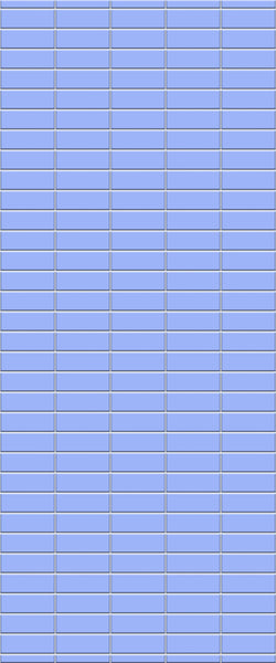 Blue Horizontal Block Acrylic Shower Wall Panel 2440mm x 1220mm (3mm Thick) - CladdTech