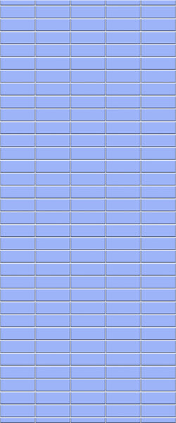 Blue Horizontal Block Acrylic Shower Wall Panel 2440mm x 1220mm (3mm Thick) - CladdTech