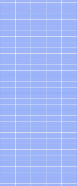 Blue Horizontal Block Acrylic Shower Wall Panel 2440mm x 1220mm (3mm Thick) - CladdTech