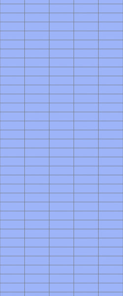 Blue Horizontal Block Acrylic Shower Wall Panel 2440mm x 1220mm (3mm Thick) - CladdTech