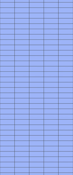 Blue Horizontal Block Acrylic Shower Wall Panel 2440mm x 1220mm (3mm Thick) - CladdTech
