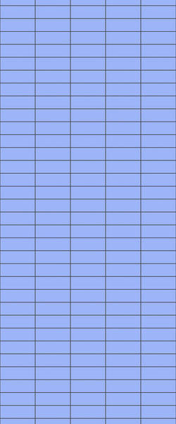 Blue Horizontal Block Acrylic Shower Wall Panel 2440mm x 1220mm (3mm Thick) - CladdTech