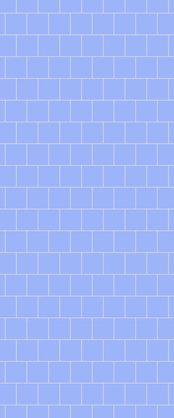 Blue Large Squares Acrylic Shower Wall Panel 2440mm x 1220mm (3mm Thick) - CladdTech