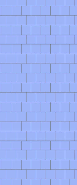 Blue Large Squares Acrylic Shower Wall Panel 2440mm x 1220mm (3mm Thick) - CladdTech