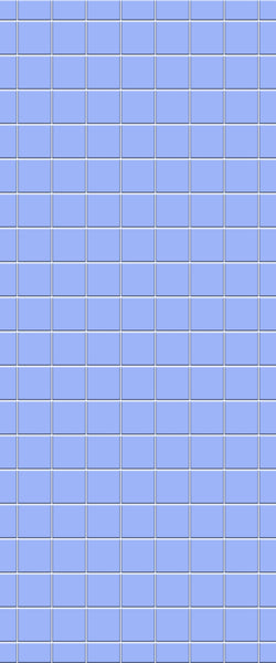 Blue Checkerboard Acrylic Shower Wall Panel 2440mm x 1220mm (3mm Thick) - CladdTech