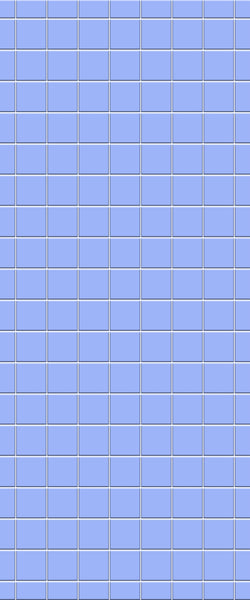 Blue Checkerboard Acrylic Shower Wall Panel 2440mm x 1220mm (3mm Thick) - CladdTech