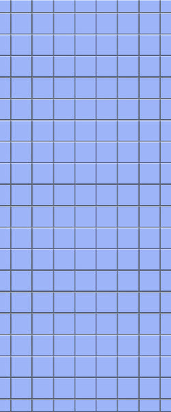 Blue Checkerboard Acrylic Shower Wall Panel 2440mm x 1220mm (3mm Thick) - CladdTech